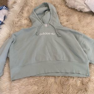 Cropped adidas hoodie